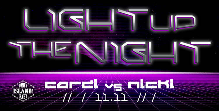 Light Up The Night: Cardi vs Nicki at Coney Island Baby